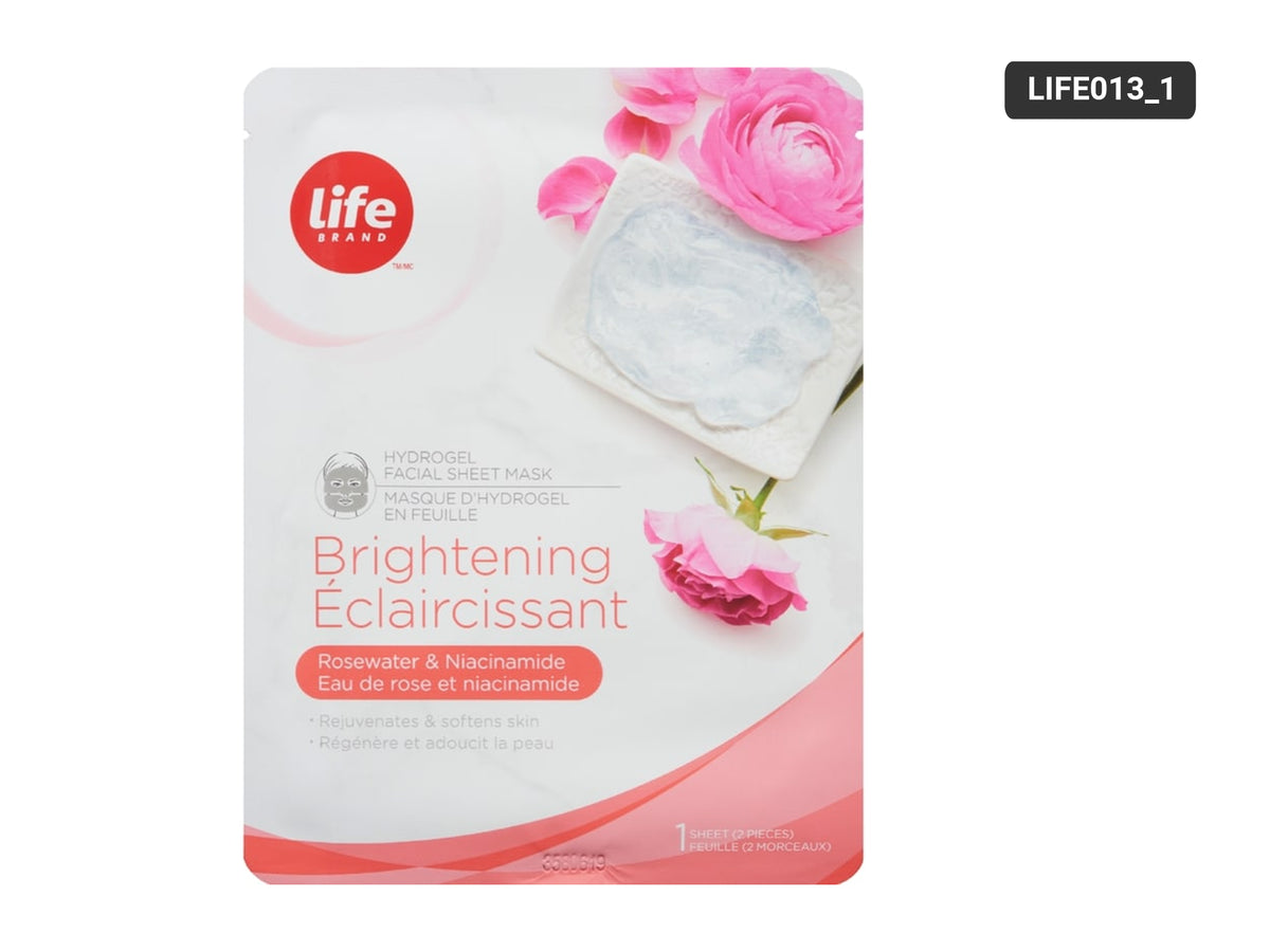 Life Brand Brightening Rosewater Niacinamide Sheet Mask 1 Sheet in Sri Lanka