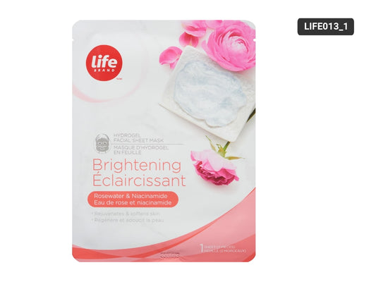 Life Brand Brightening Rosewater Niacinamide Sheet Mask 1 Sheet in Sri Lanka