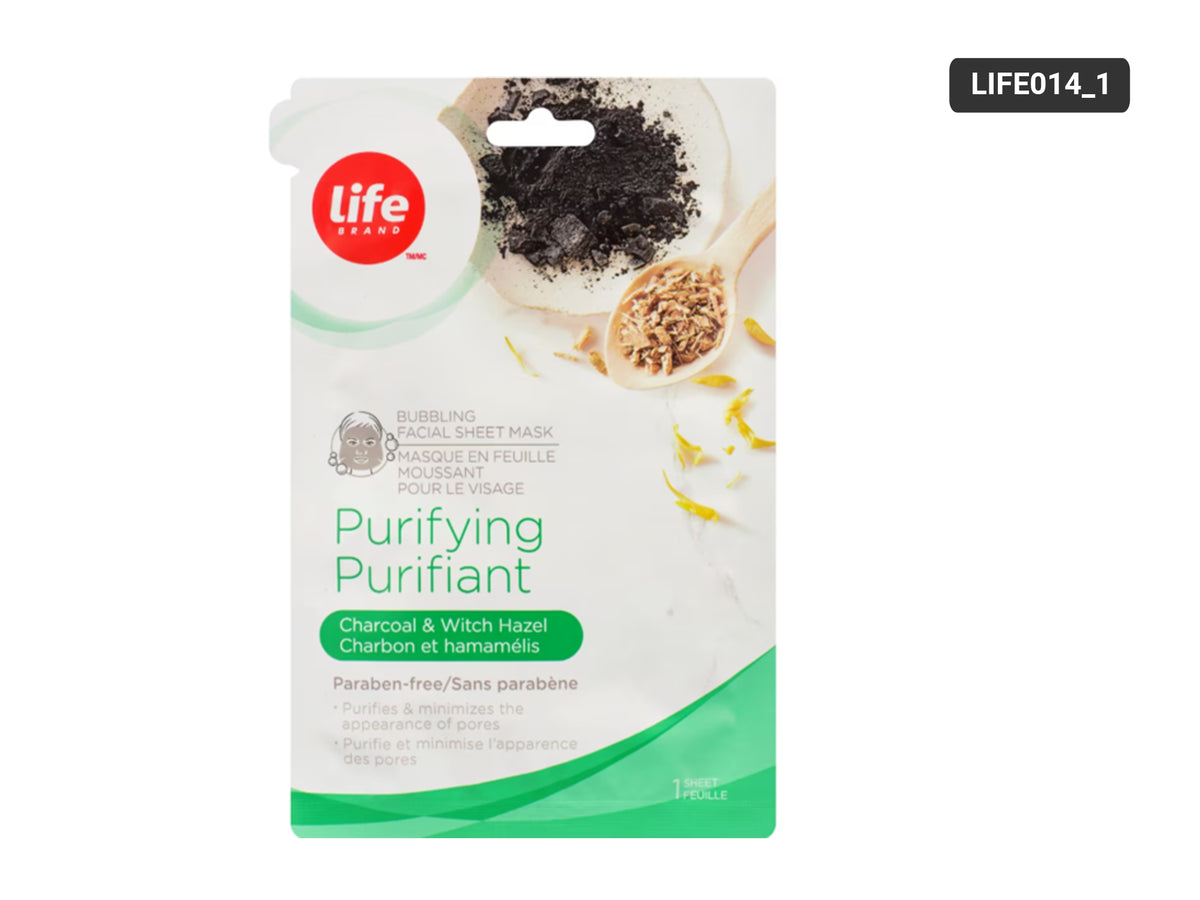 Life Brand Purifying Charcoal Facial Sheet Mask in Sri Lanka