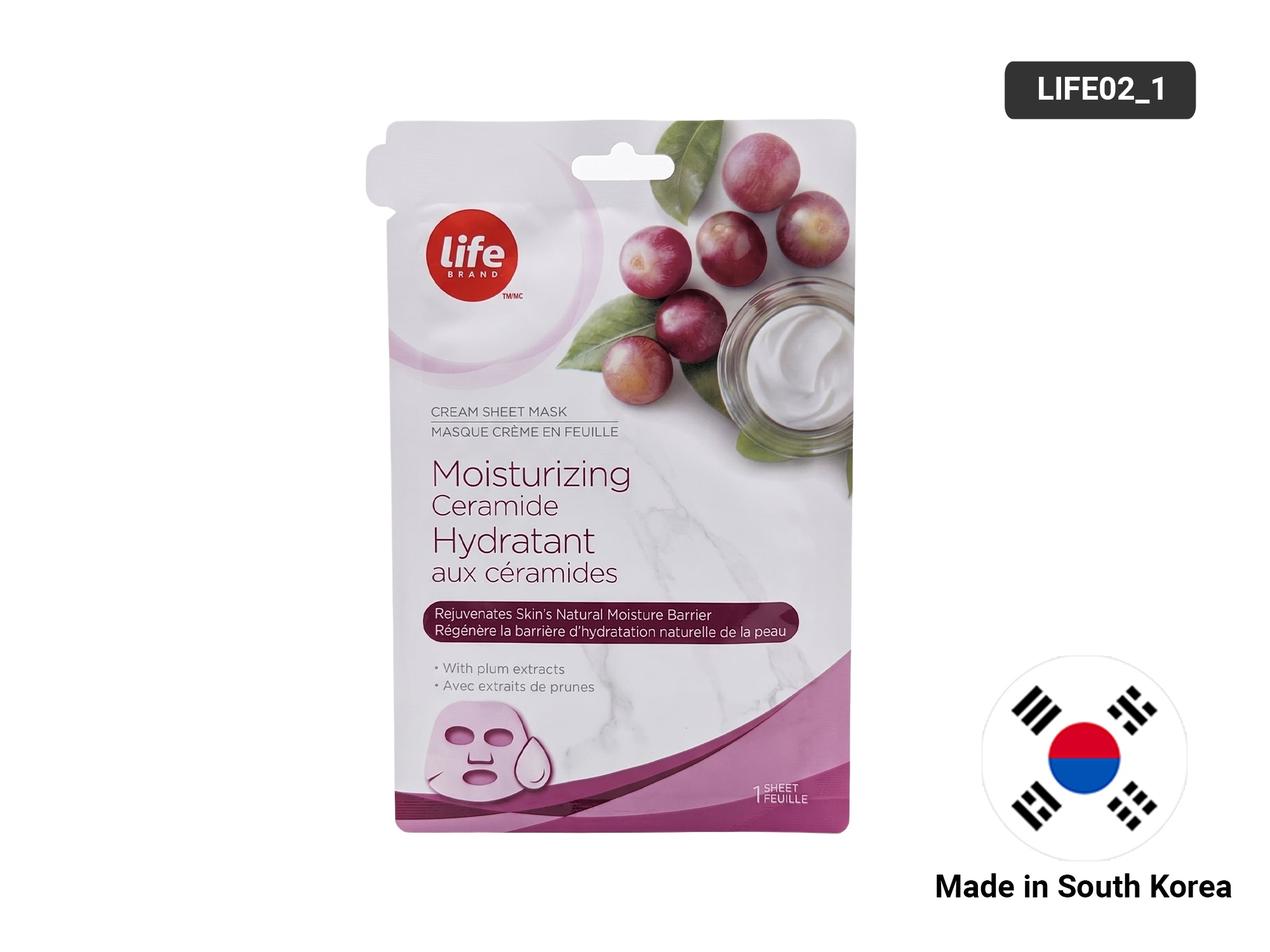 Life Brand Moisturizing Ceramide Cream Sheet Mask in Sri Lanka