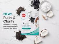 Life Brand Clarifying Mud Facial Sheet Mask with Volcanic Ash and Zinc in Sri Lanka
