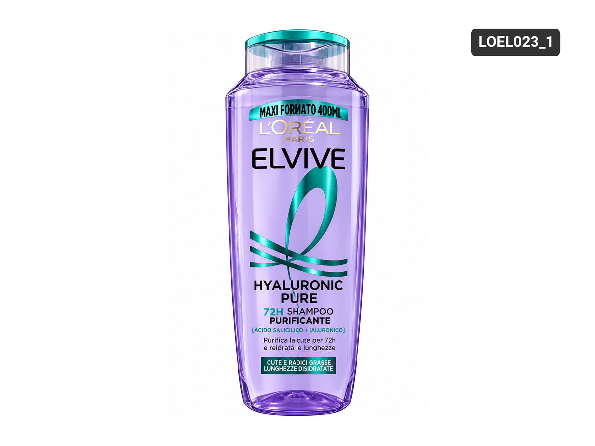 Loreal Paris Elvive Hyaluronic Pure 72H Purifying Shampoo 400ml in Sri Lanka
