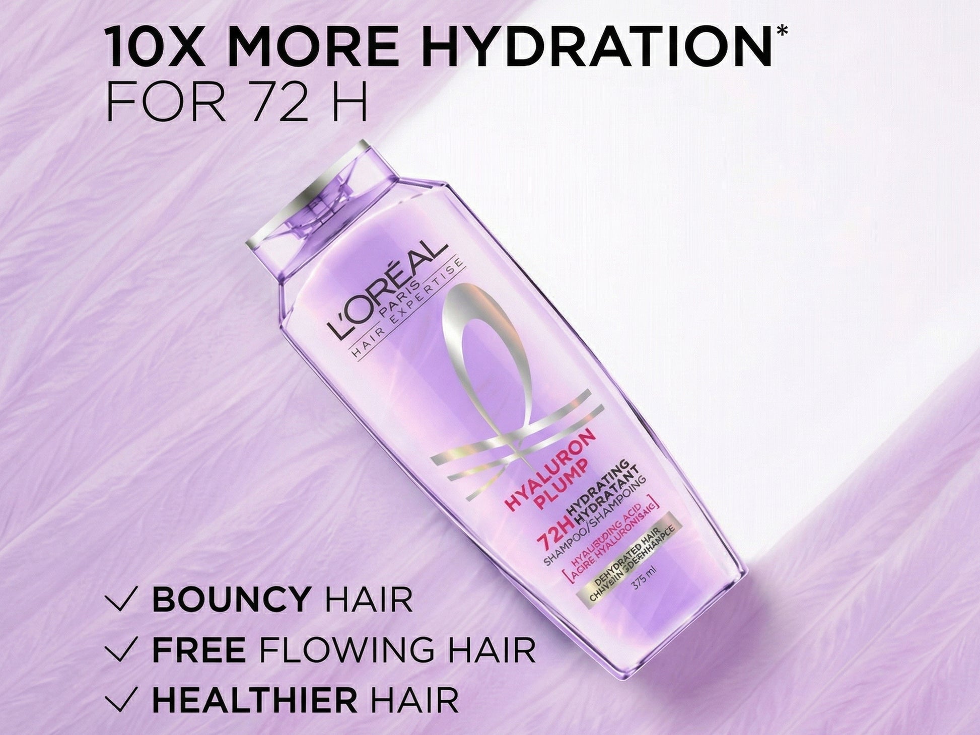 Loreal Paris Elvive Hyaluron Plump Hydrating Shampoo 375ml in Sri Lanka