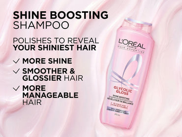 Loreal Paris Hair Expertise Glycolic Gloss Shine Boosting Shampoo 375ml in Sri Lanka