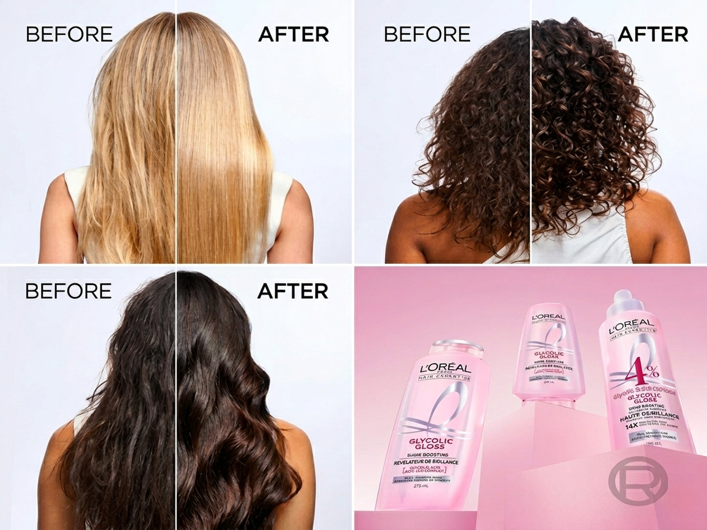 Loreal Paris Hair Expertise Glycolic Gloss Shine Boosting Conditioner 375ml in Sri Lanka