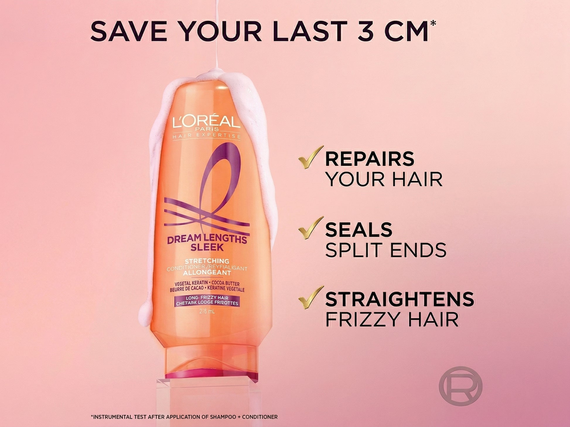 Loreal Paris Dream Lengths Sleek Stretching Conditioner 375ml in Sri Lanka