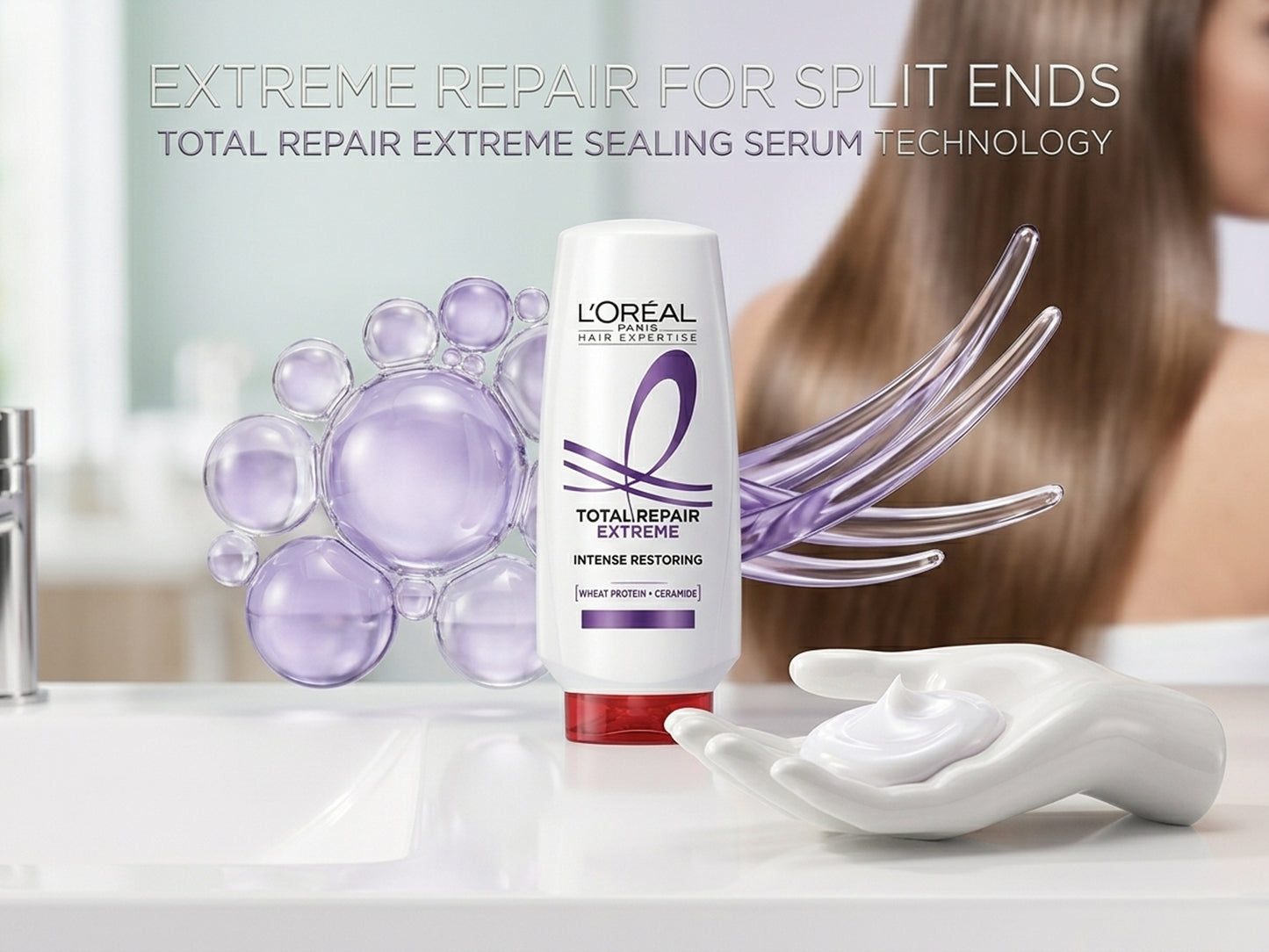 Loreal Paris Total Repair Extreme Intense Restoring Conditioner 375ml in Sri Lanka