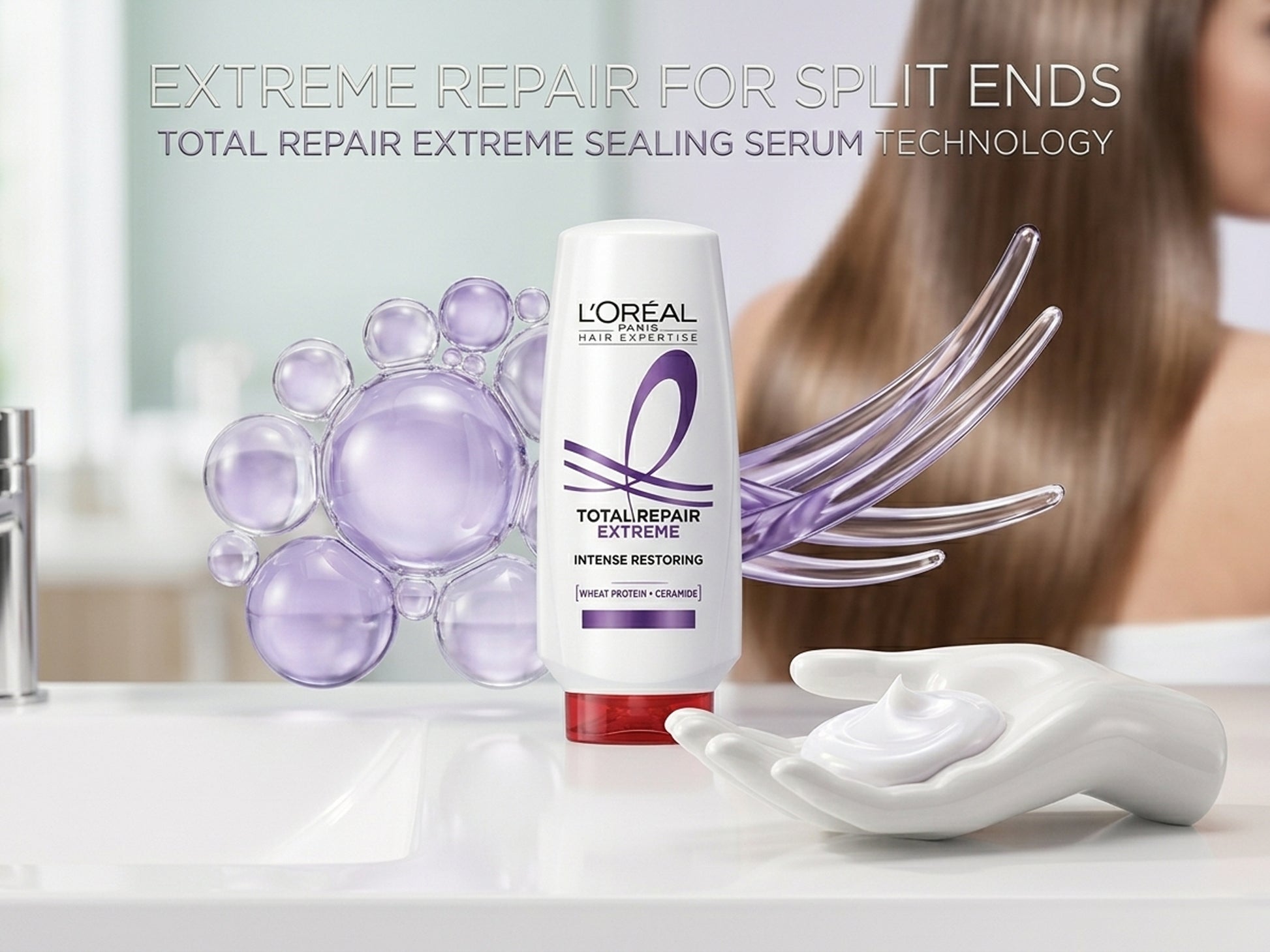 Loreal Paris Total Repair Extreme Intense Restoring Conditioner 375ml in Sri Lanka
