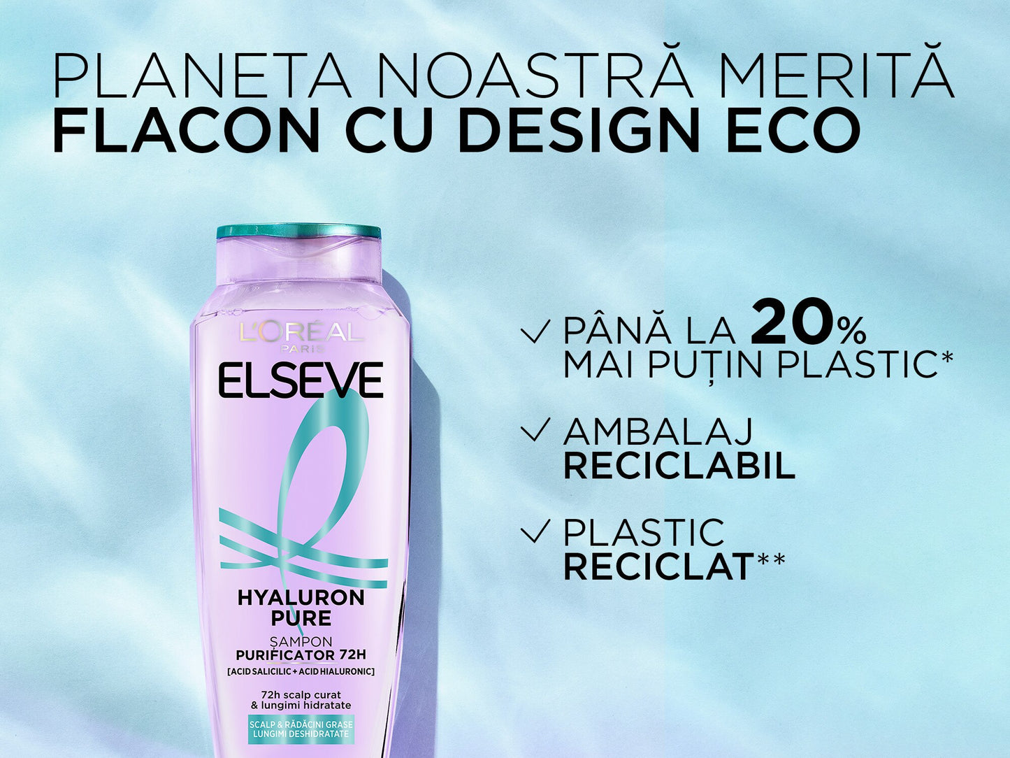 Loreal Paris Elseve Hyaluron 72H Pure Shampoo 250ml in Sri Lanka