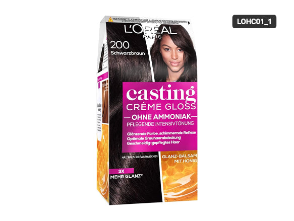 Loreal Casting Cream Gloss Hair Color Deep Black 200 in Sri Lanka