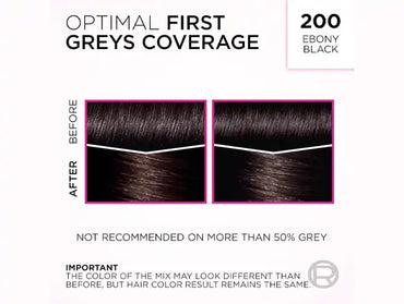 Loreal Casting Cream Gloss Hair Color Deep Black 200 in Sri Lanka