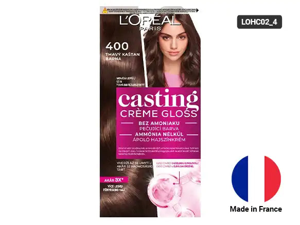 Loreal Casting Cream Gloss Hair Color - Braz Brown 400 in Sri Lanka