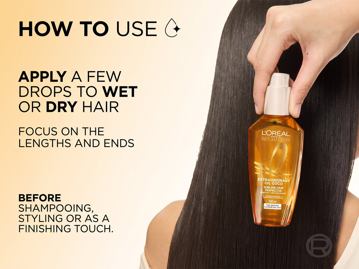Loreal Paris Extraordinary Oil Coco Sublime Hair Perfector For Fine Hair 100ml in Sri Lanka