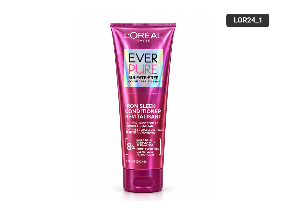 Loreal Ever Pure Sulfate Free Iron Sleek Revitalisant Conditioner 200ml
