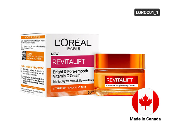 Loreal Revitalift Vitamin C Brightening Cream 50ml - CANADA