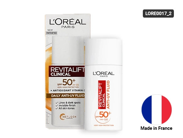 Loreal Revitalift Clinical Vitamin C UV Fluid Spf 50+ 50ml