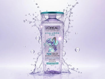 Loreal Elvive Hyaluron Pure 72H Purifying Shampoo 385ml