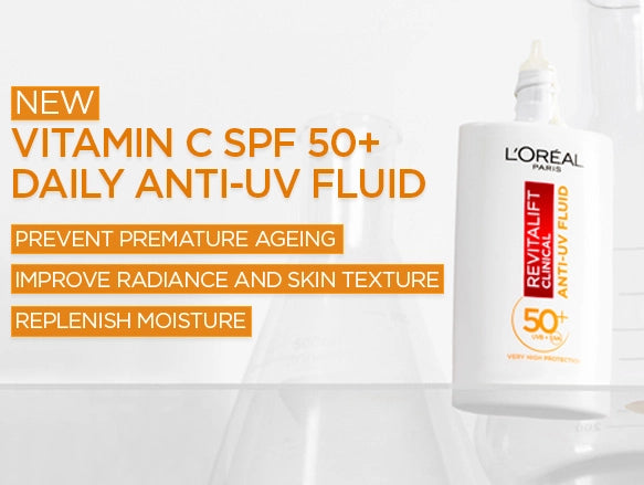 Loreal Revitalift Clinical Vitamin C UV Fluid Spf 50+ 50ml