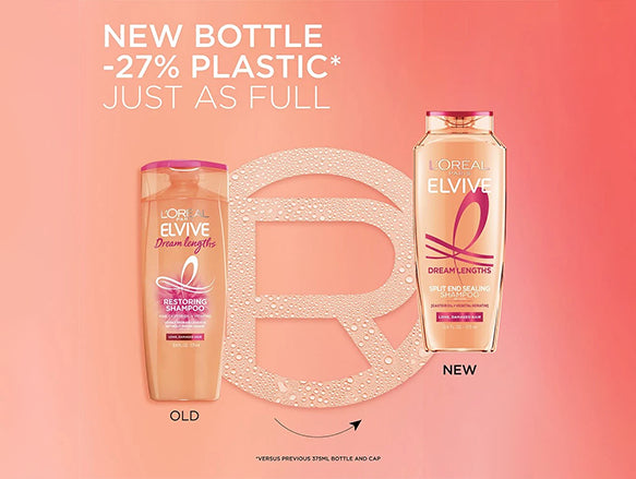 Loreal Elvive Dream Lengths Anti-split Ends Shampoo 375ml in Sri Lanka