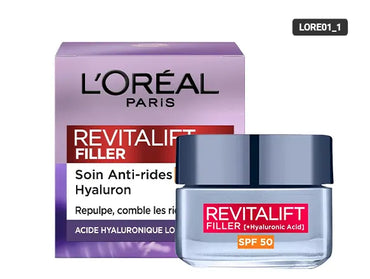 Loreal Revitalift SPF 50 Hyaluron Anti Wrinkle Treatment 50ml