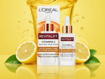 Loreal Revitalift 12% Pure Vitamin C Brightening Serum 30ml