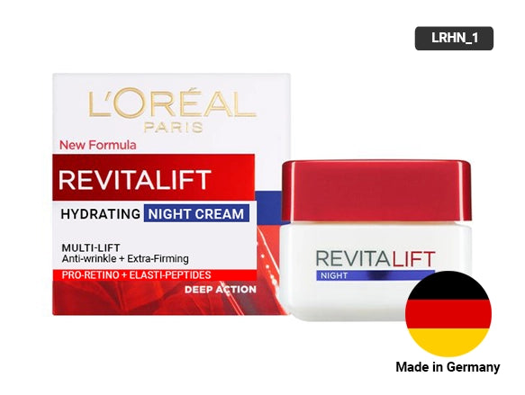 Loreal Revitalift Hydrating Anti Wrinkle Firming Night Cream 50ml - GERMANY - 5011408040791
