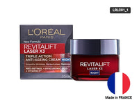 Loreal Revitalift Laser X3 Triple Action Anti-Aging Night Cream 50ml - FRANCE - 3600522480228
