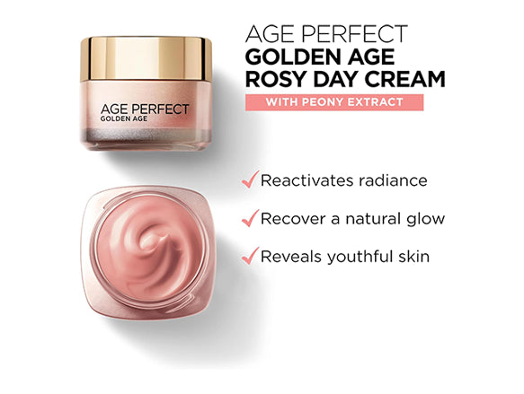Loreal Age Perfect Golden Age Rosy Re-Fortifying Day Cream 50ml - GERMANY in Sri Lanka