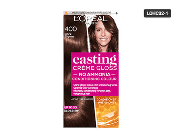 Loreal Casting Cream Gloss Hair Color - Braz Brown 400 in Sri Lanka 