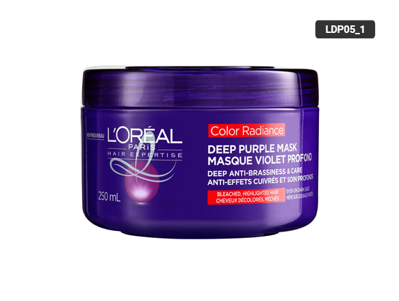 Loreal Color Radiance Deep Purple Hair Mask 250ml - CANADA in Sri Lanka