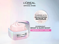Loreal Glycolic Bright Glowing Night Cream 50ml - INDONESIA in Sri Lanka