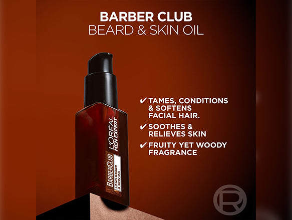 Loreal Men Expert Barber Club Long Beard and Skin Oil 30ml - CANADA in Sri Lanka