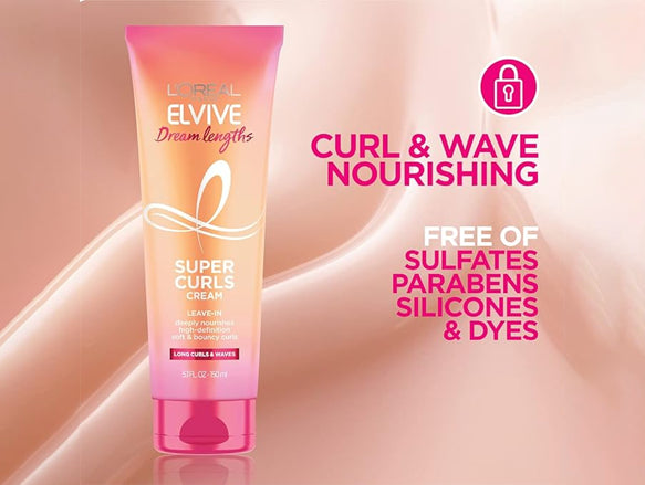 Loreal Paris Dream Lengths Super Curls Cream 150ml - CANADA in Sri Lanka