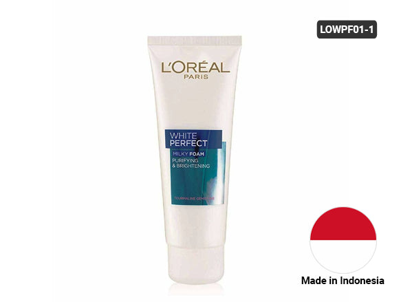 Loreal White Perfect Milky Foam Purifying and Brightening Face Wash 100ml in Sri Lanka 