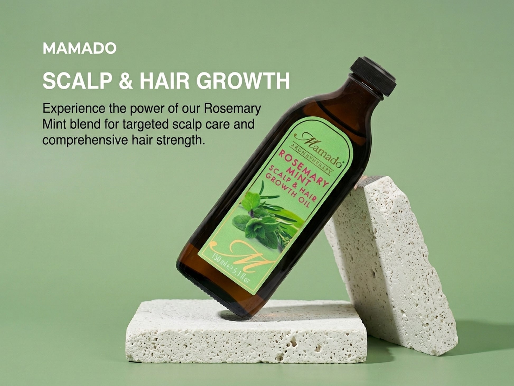 Mamado Rosemary Mint Scalp and Hair Growth Oil 150ml in Sri Lanka