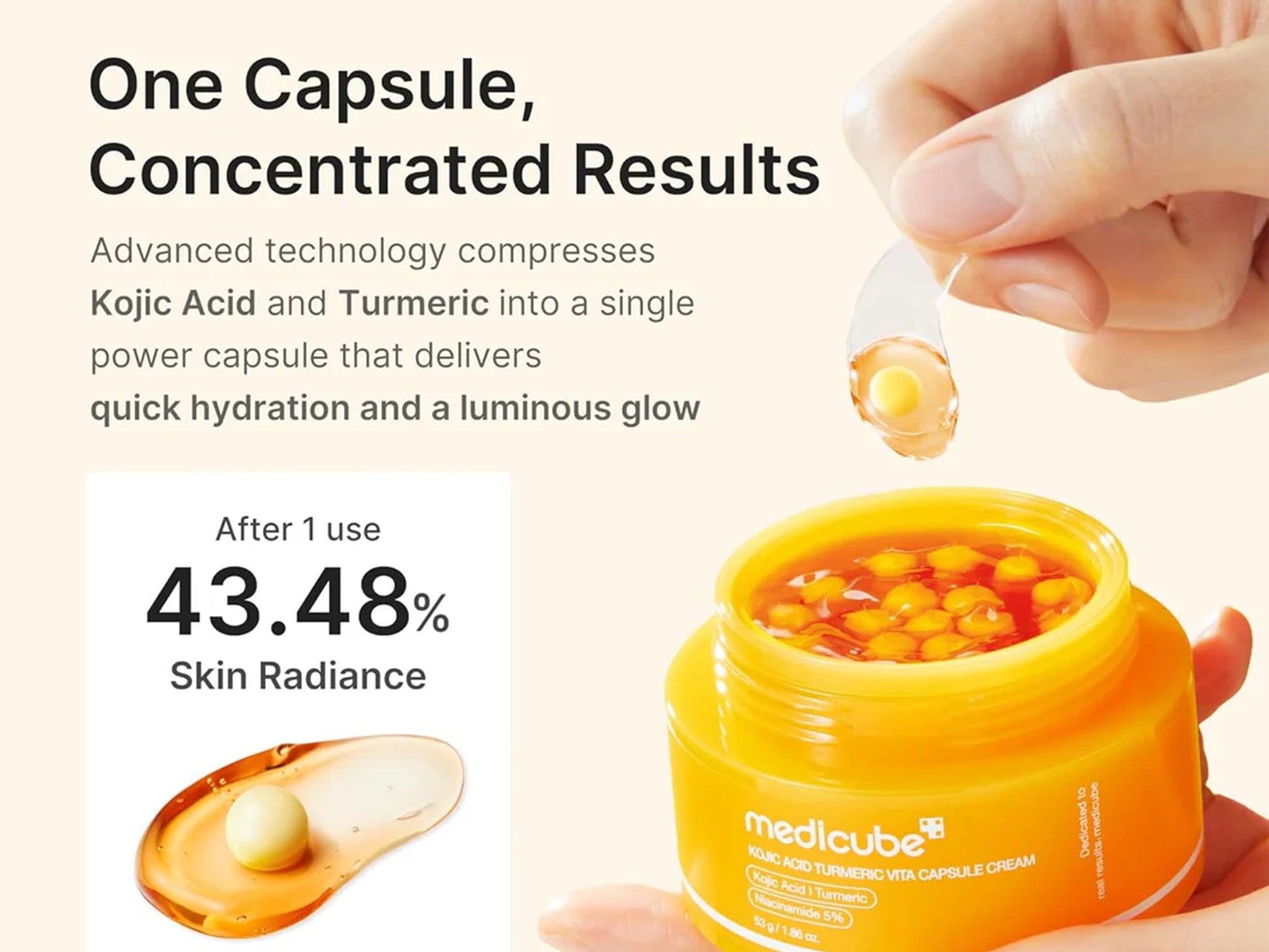 Medicube Kojic Acid Turmeric Vita Capsule Cream 53g in Sri Lanka