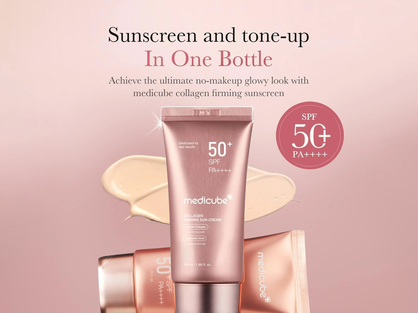 Medicube Collagen Firming Sun Cream 50ml SPF 50 + PA++++ 50ml in Sri Lanka