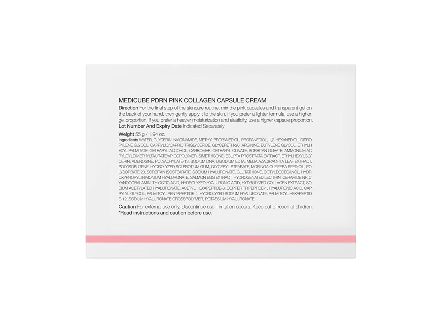 Medicube PDRN Pink Collagen Capsule Cream 55g in Sri Lanka