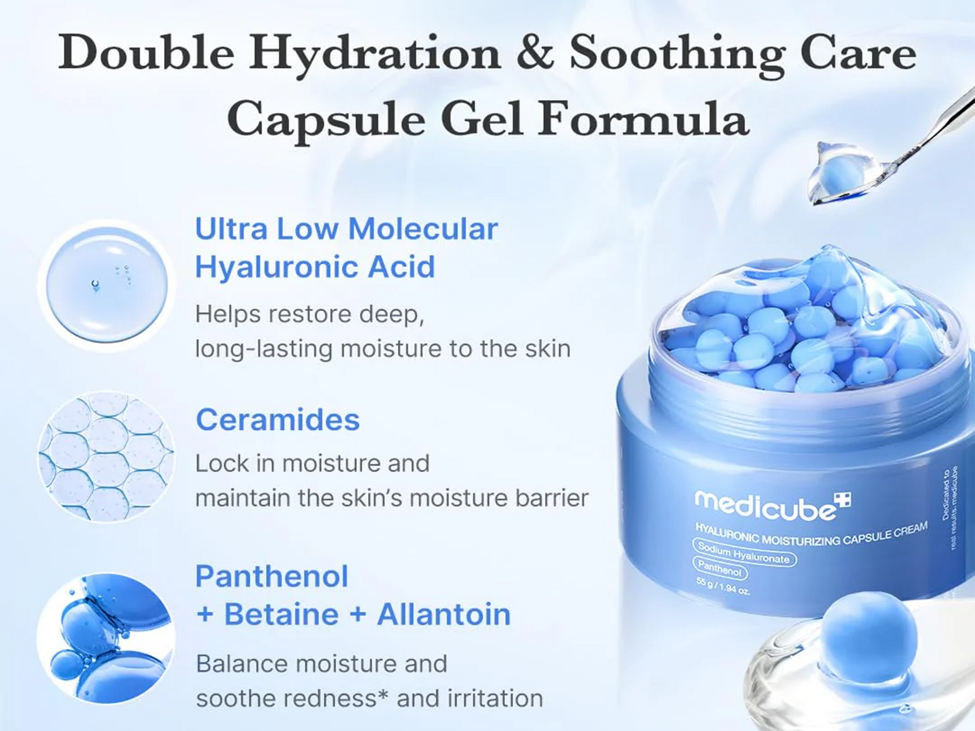 Medicube Hyaluronic Moisturizing Capsule Cream 55g in Sri Lanka