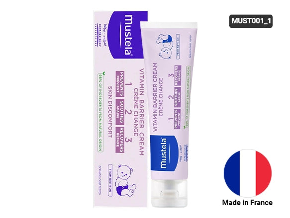 Mustela Vitamin Barrier Skin Discomfort 1-2-3 Cream 100ml