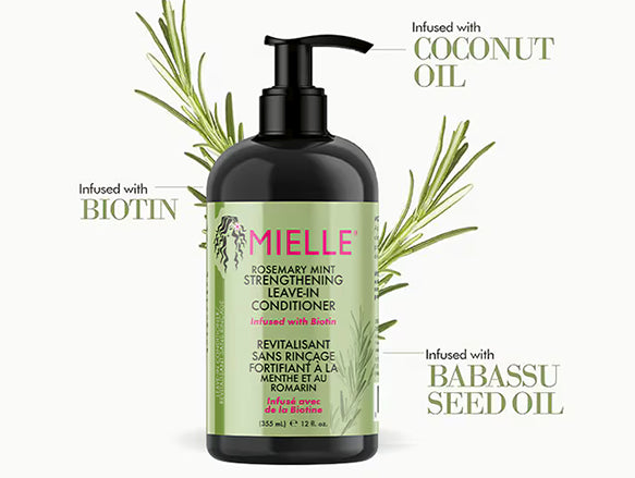 Mielle Rosemary Mint Strengthening Leave-In Conditioner 355ml - USA in Sri Lanka