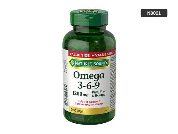 Natures Bounty Omega 3-6-9 200 Softgels - 029537276832