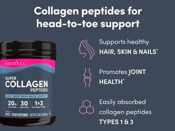 Neocell Super Collagen Peptides Unflavored 21.1 oz 600 G in Sri Lanka