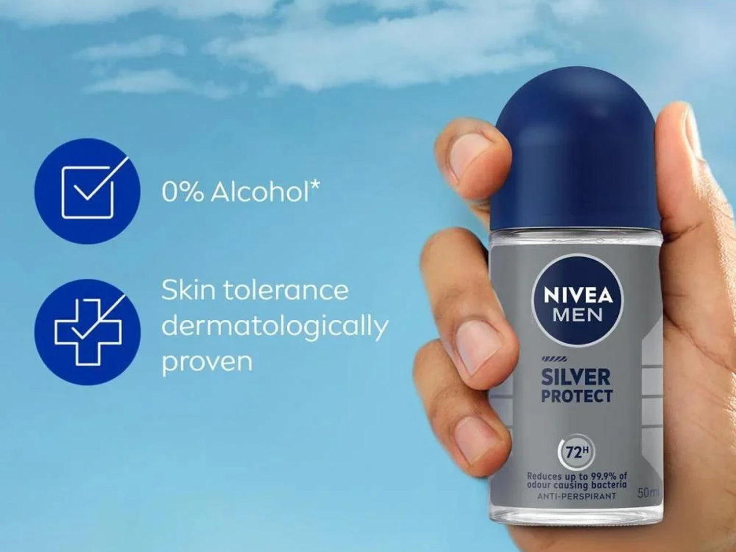 Nivea Men Silver Protect Anti Perspirant 50ml in Sri Lanka