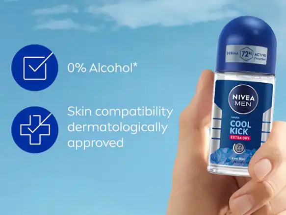 Buy Original Nivea Cool Kick Extra Dry Anti Perspirant 50ml in Sri Lanka