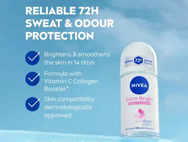 Buy Original Nivea Extra Brightening Vitamin C Anti Perspirant 50ml in Sri Lanka