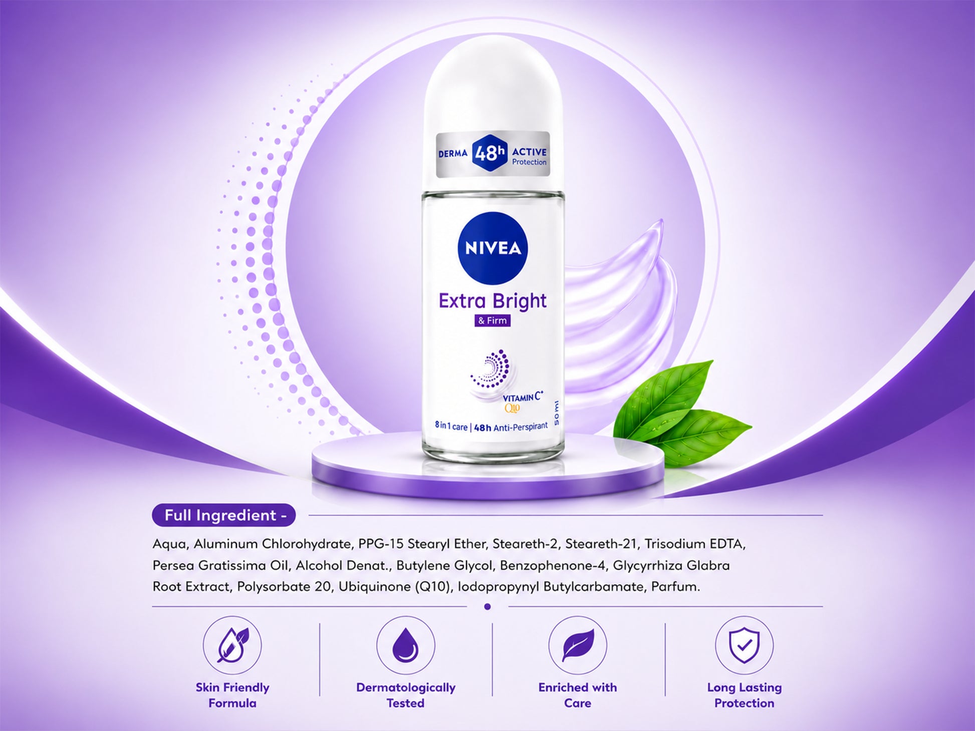 Nivea Extra Bright &amp; Firm 50ml in Sri Lanka