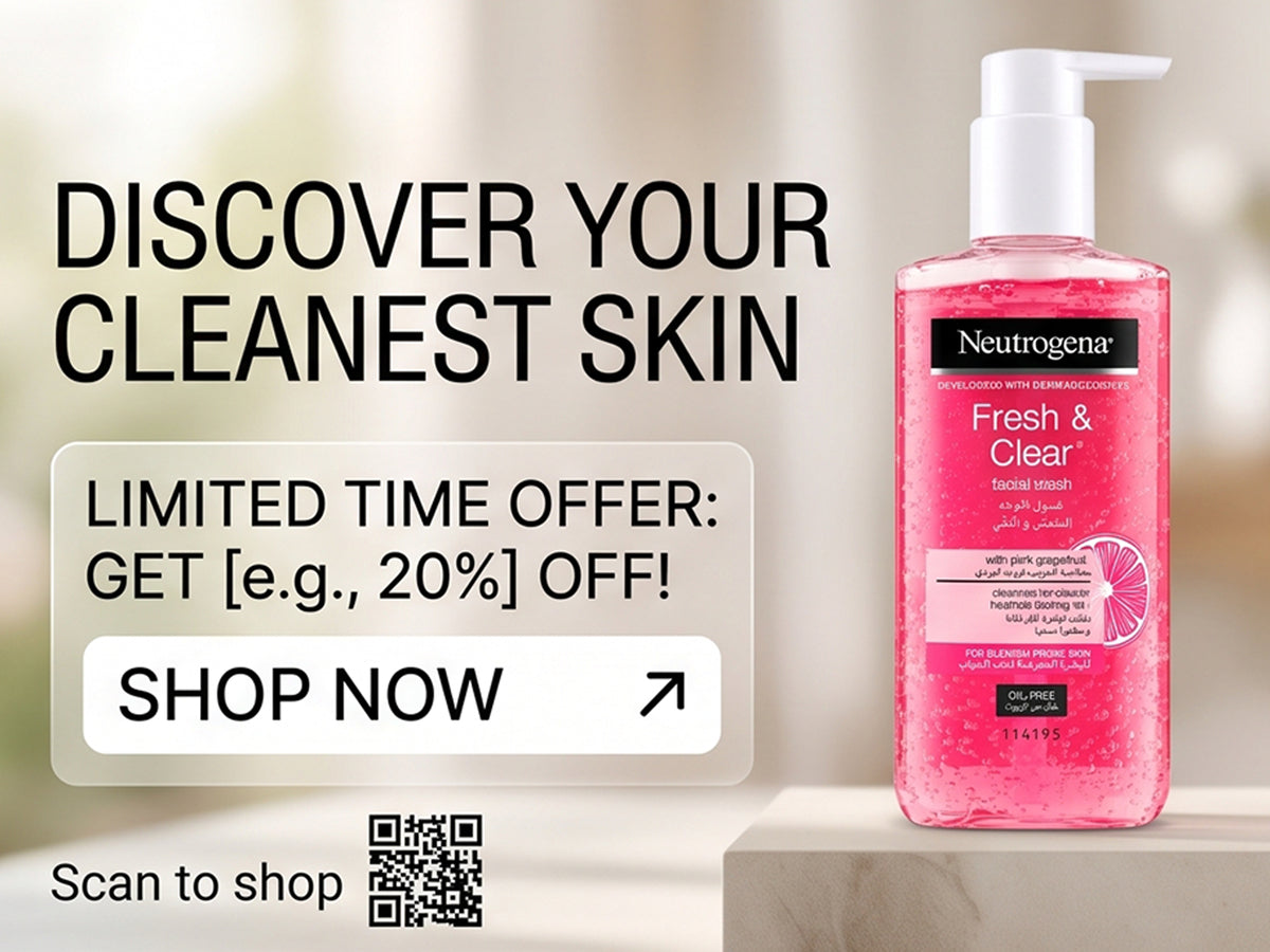 Neutrogena Clear &amp; Radiant Face Wash 200ml - Greece in Sri Lanka
