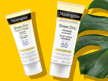 Neutrogena Sheer Zinc Mineral Sunscreen SPF 50 59ml