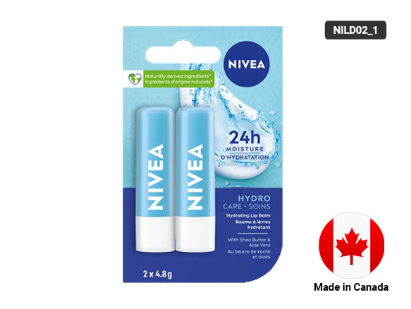 Nivea Hydro Care Lip Balm Duo Pack - CANADA in Sri Lanka